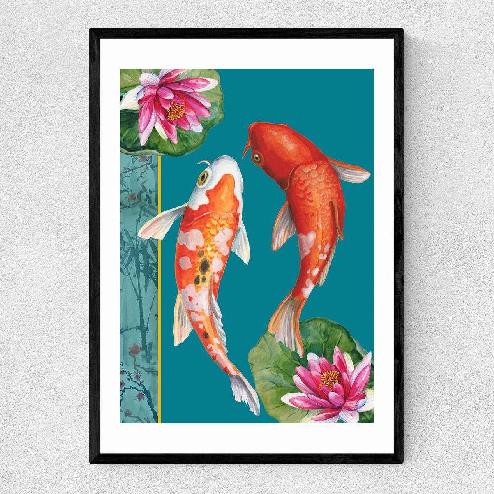 east end prints Koi by Rocket 68