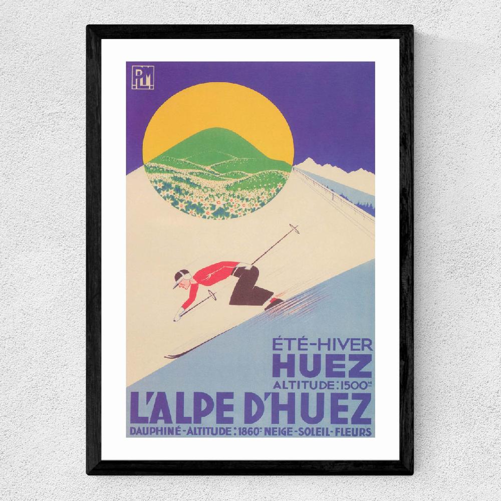 East End Prints L'Alpe D'Huez