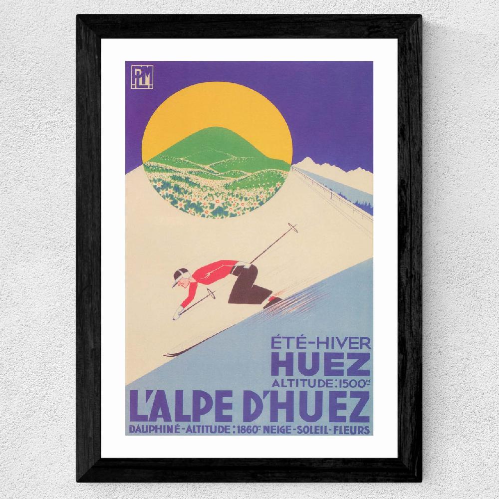 East End Prints L'Alpe D'Huez