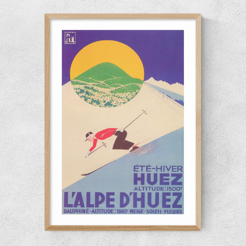 East End Prints L'Alpe D'Huez