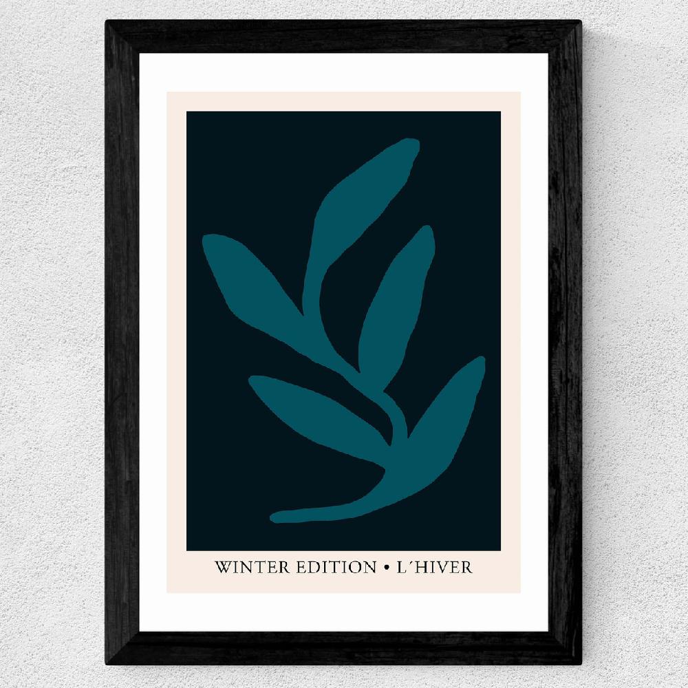 East End Prints L'Hiver Blue
