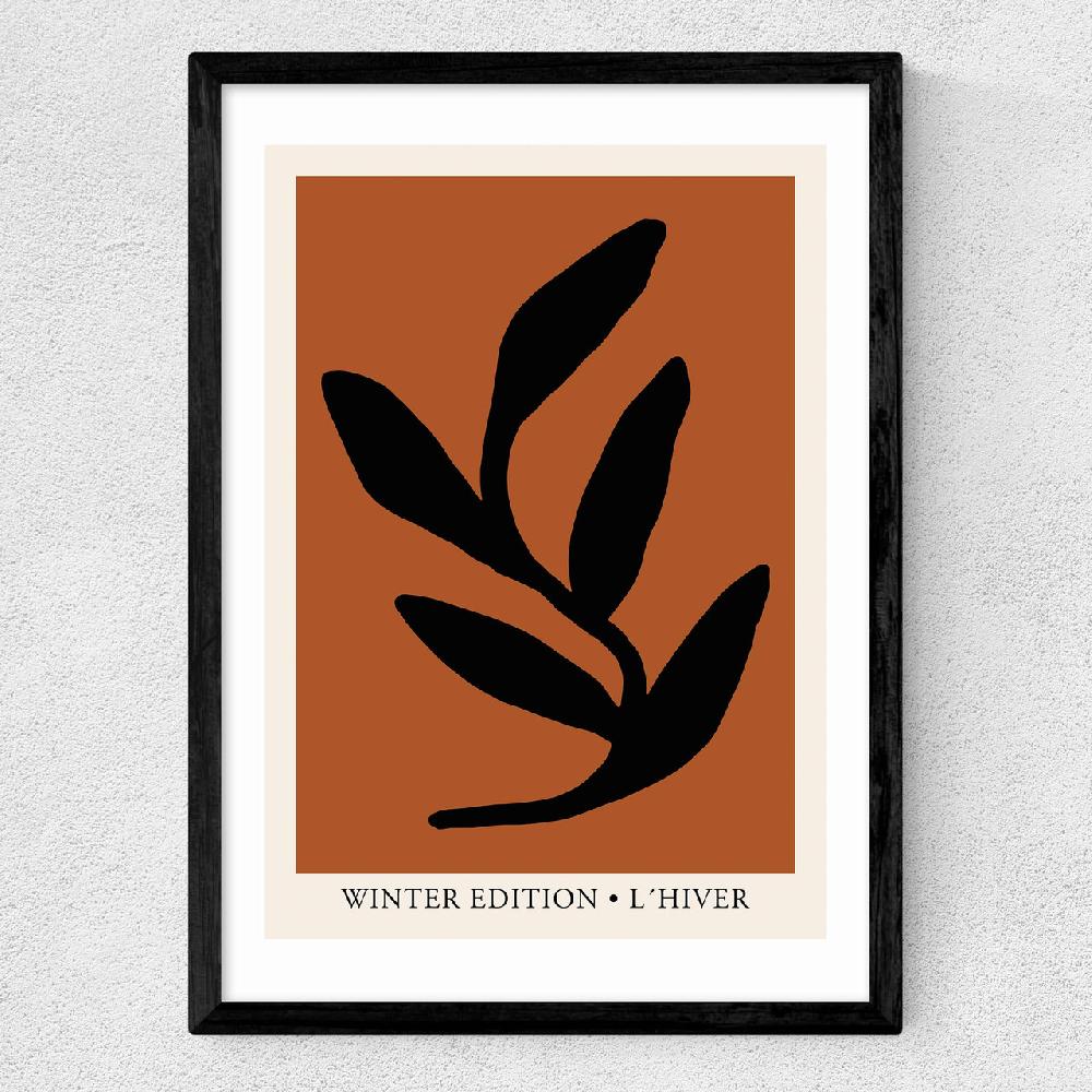 East End Prints L'Hiver Rust