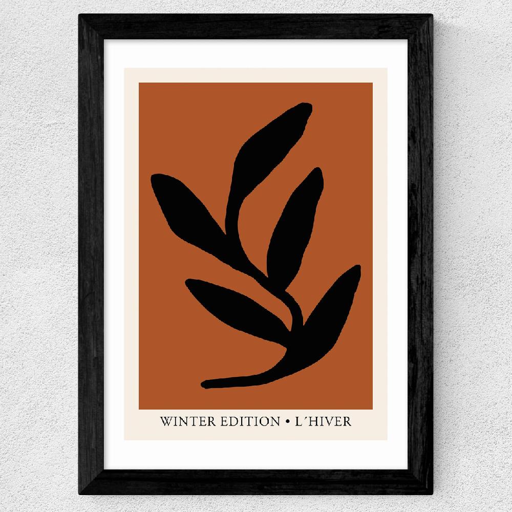 East End Prints L'Hiver Rust