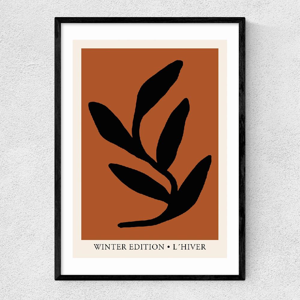 east end prints L'Hiver Rust