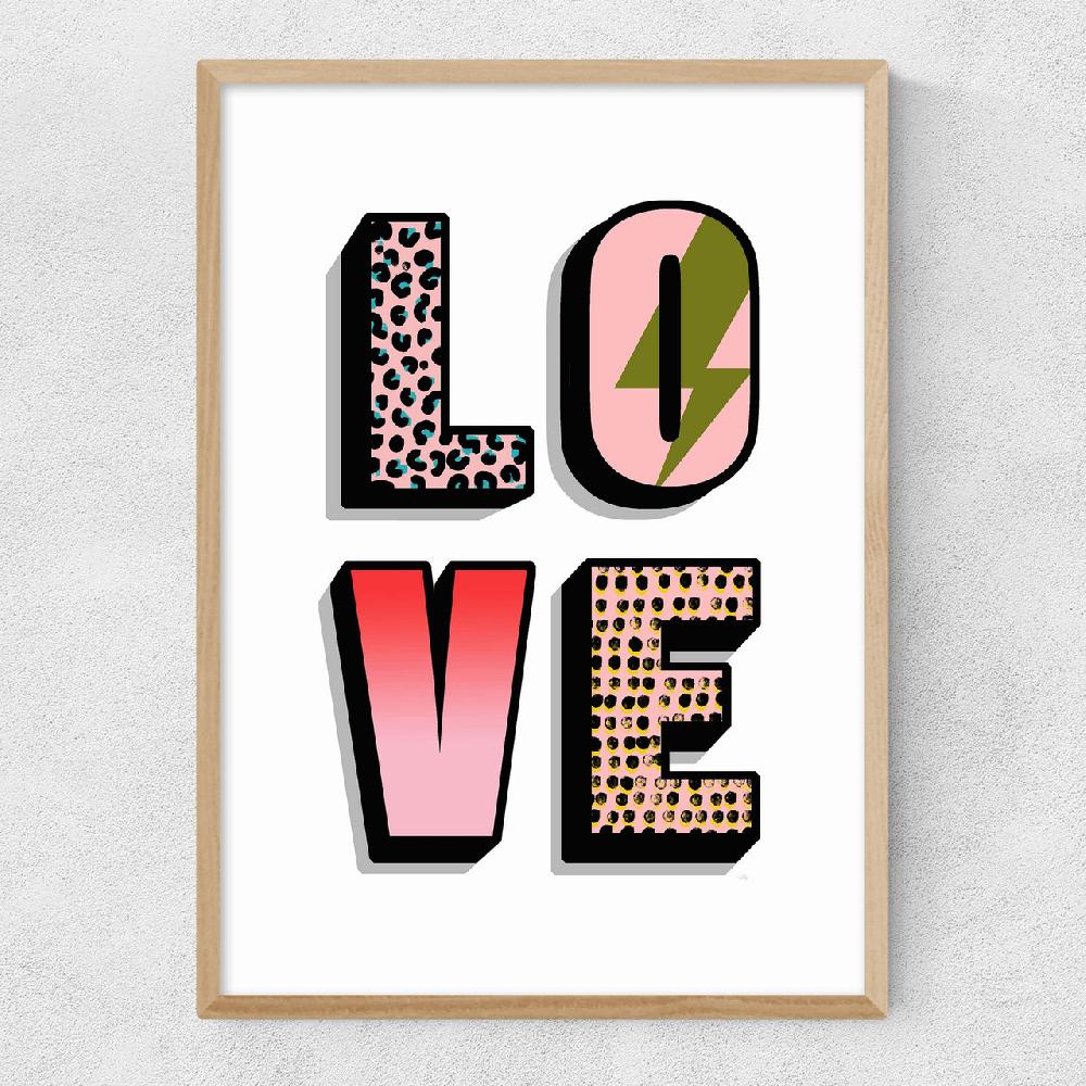 East End Prints L O V E
