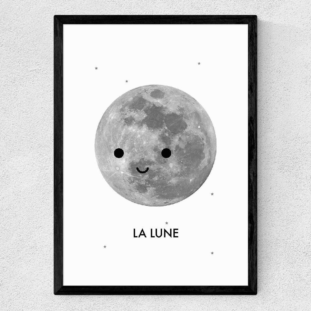 East End Prints La Lune By Dicky Bird