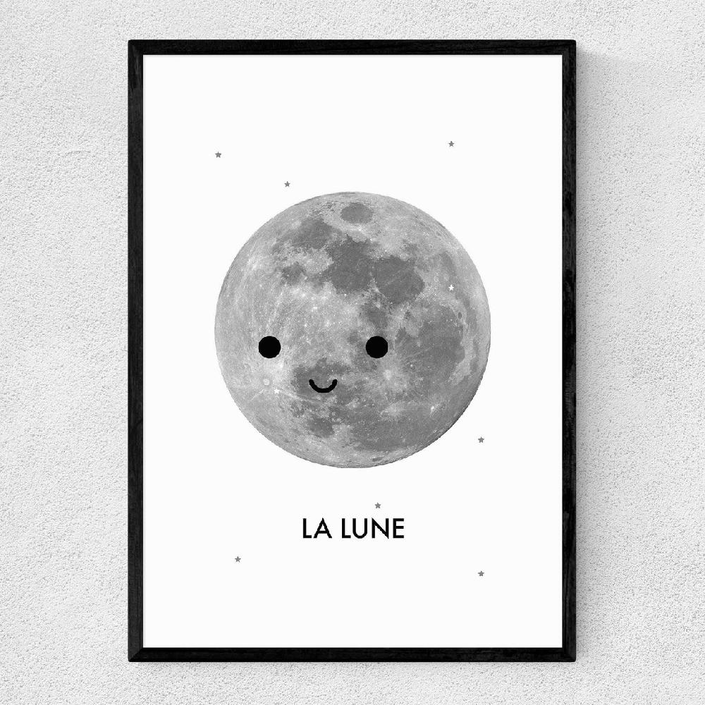 east end prints La Lune by Dicky Bird