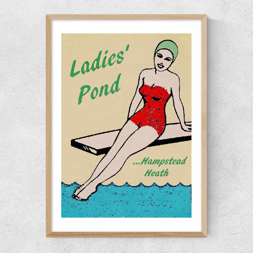 East End Prints Ladies Pond Lido