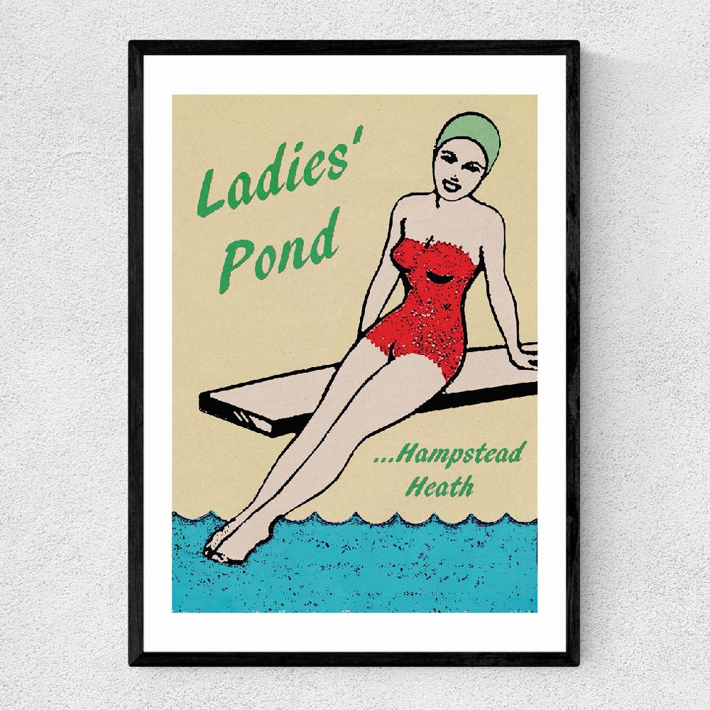 east end prints Ladies Pond Lido
