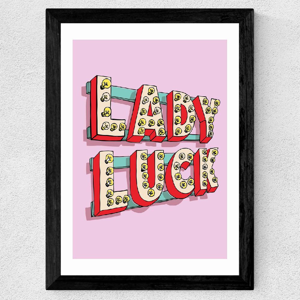 East End Prints Lady Luck
