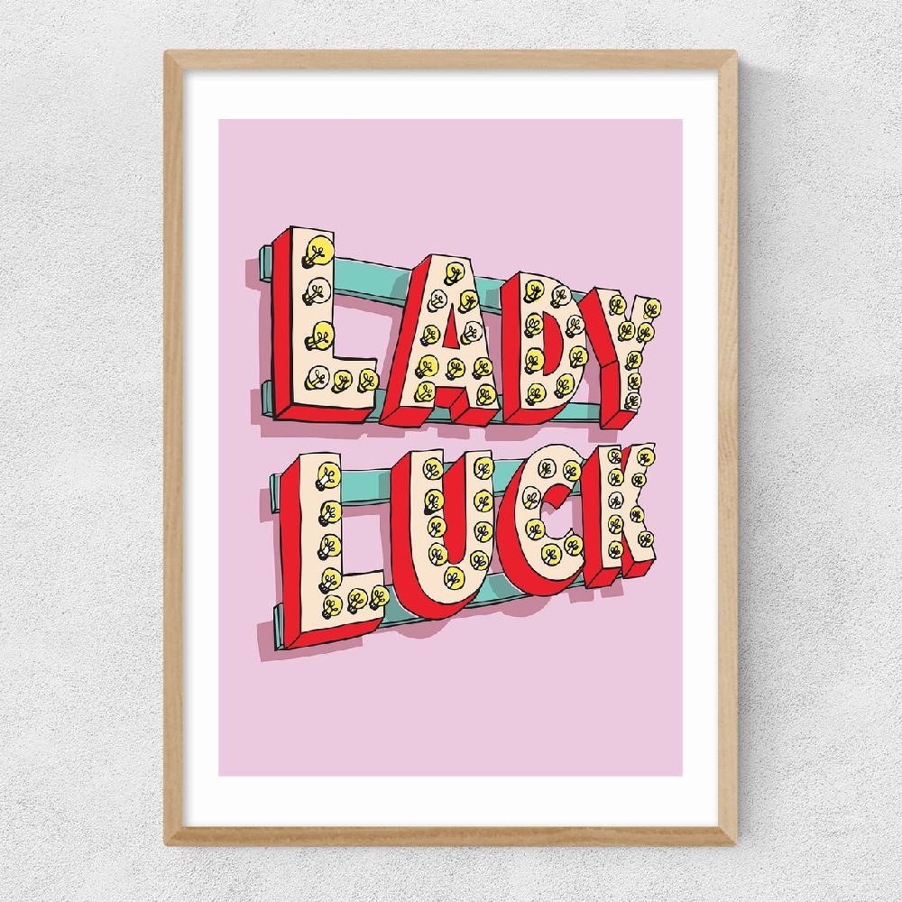 East End Prints Lady Luck