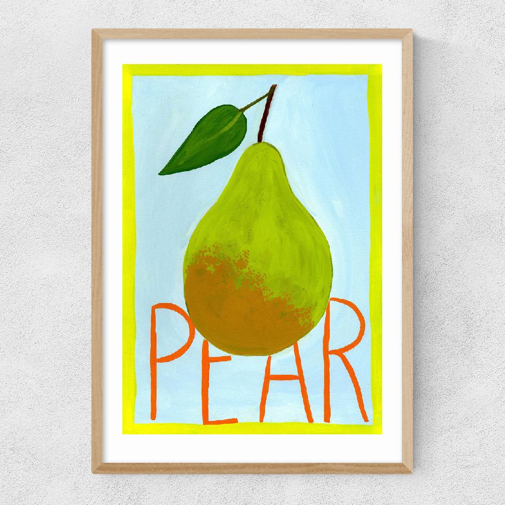East End Prints Large Pear