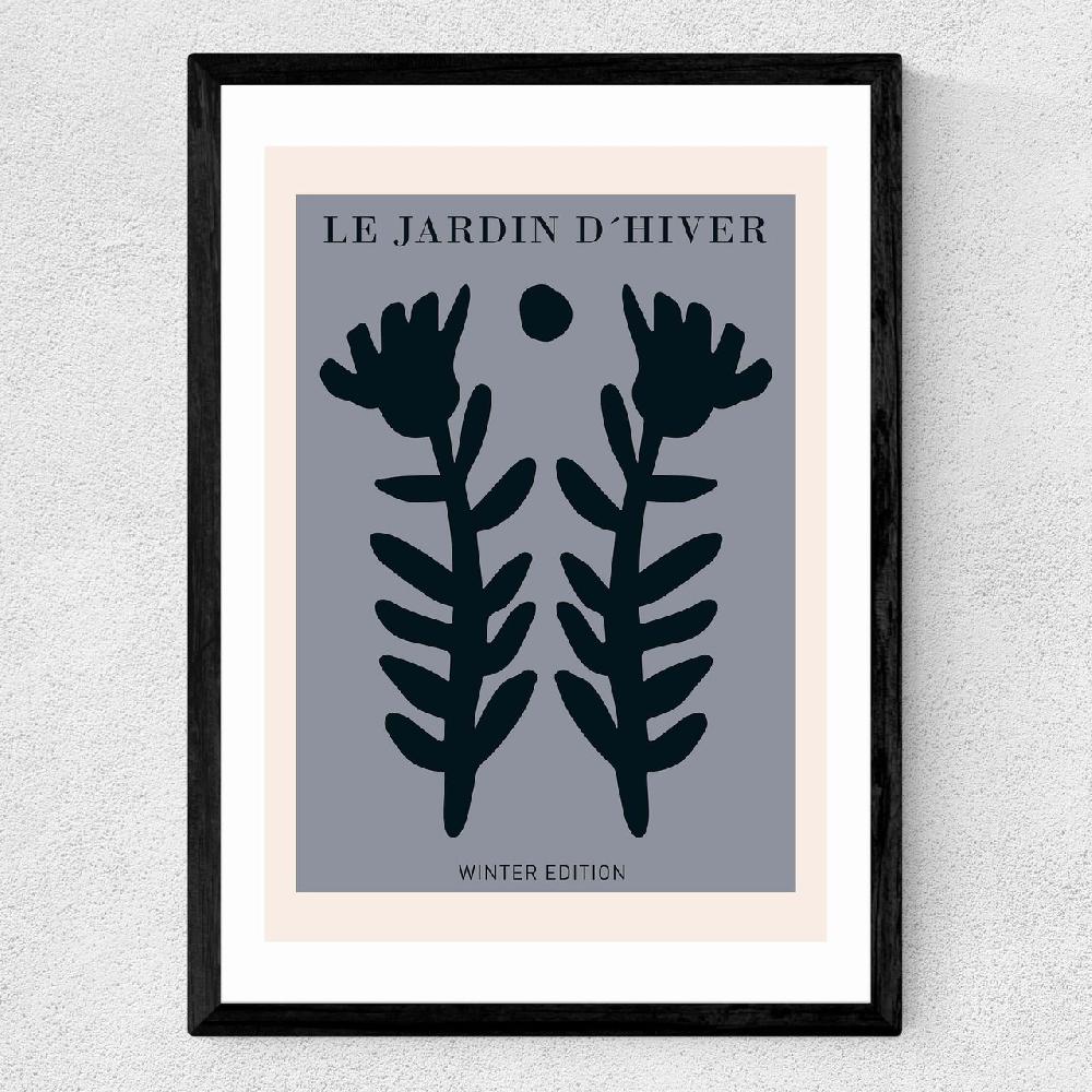 East End Prints Le Jardin D'Hiver Blue