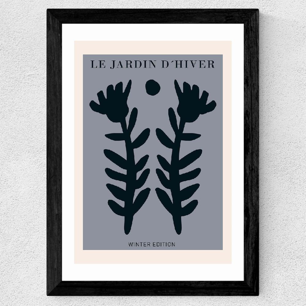 East End Prints Le Jardin D'Hiver Blue