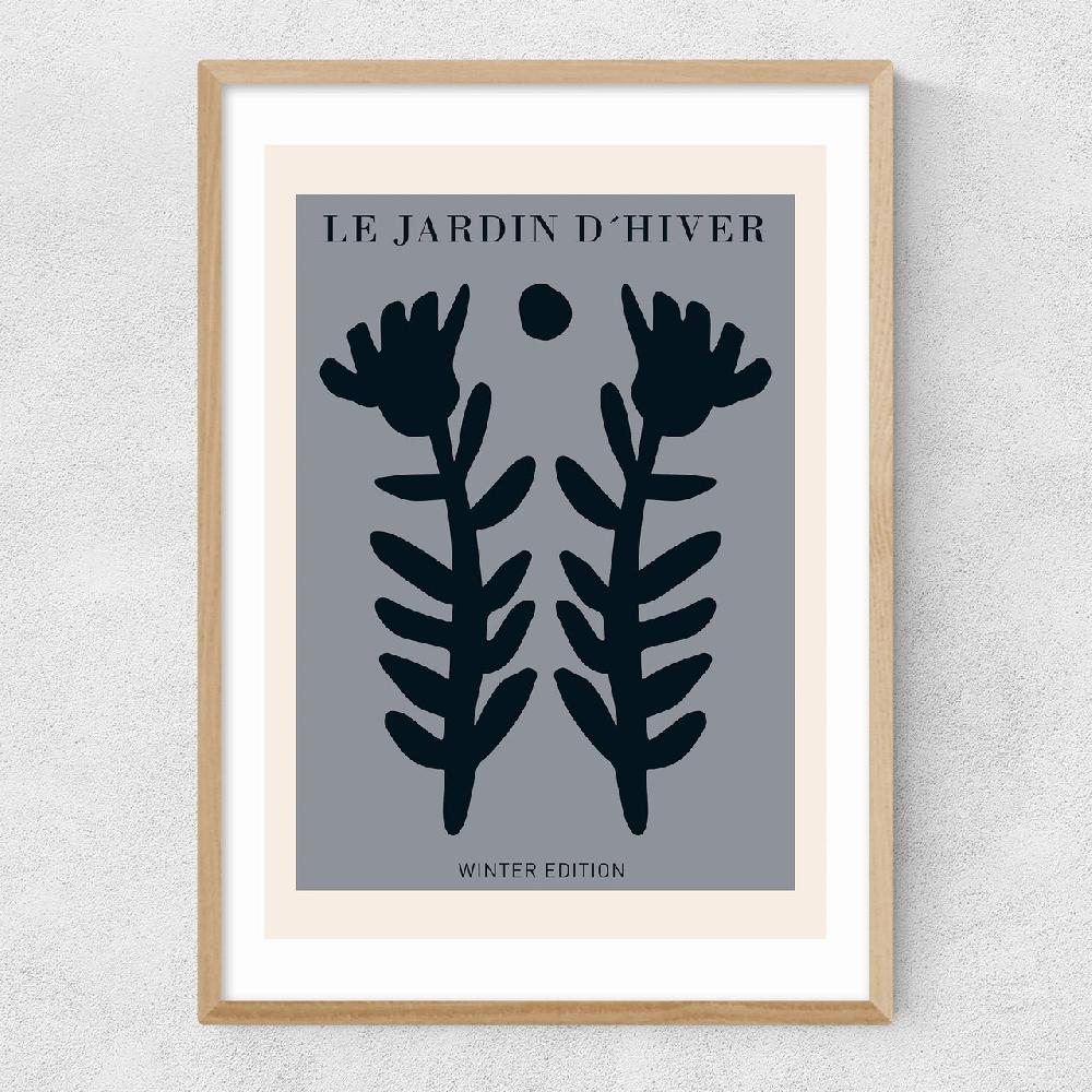 East End Prints Le Jardin D'Hiver Blue