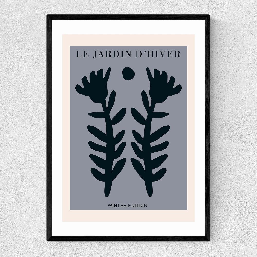 east end prints Le Jardin d'Hiver Blue