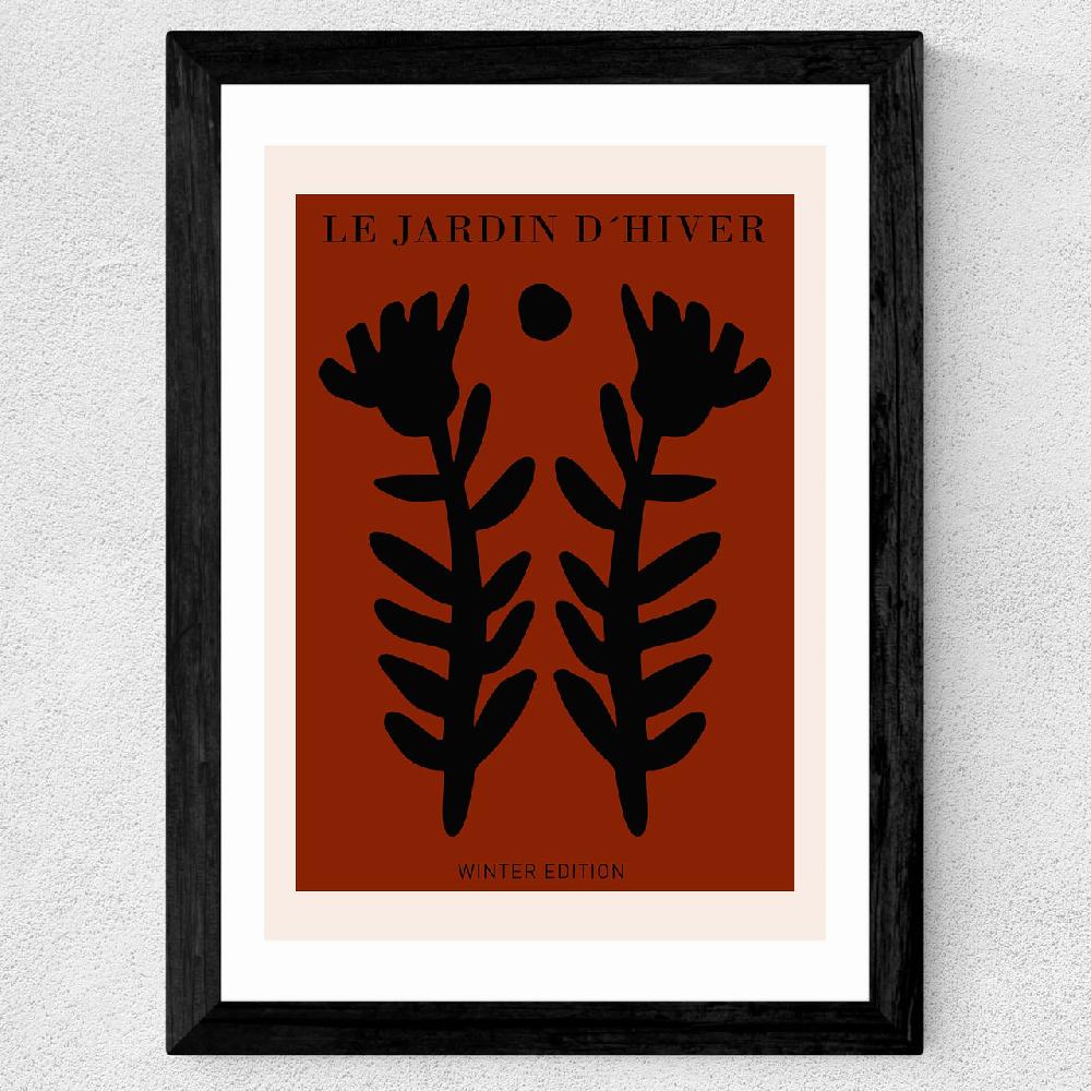 East End Prints Le Jardin D'Hiver Rust