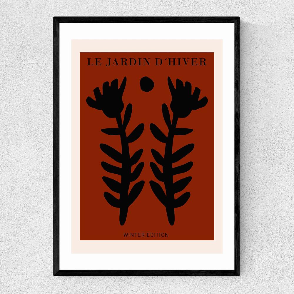 east end prints Le Jardin d'Hiver Rust