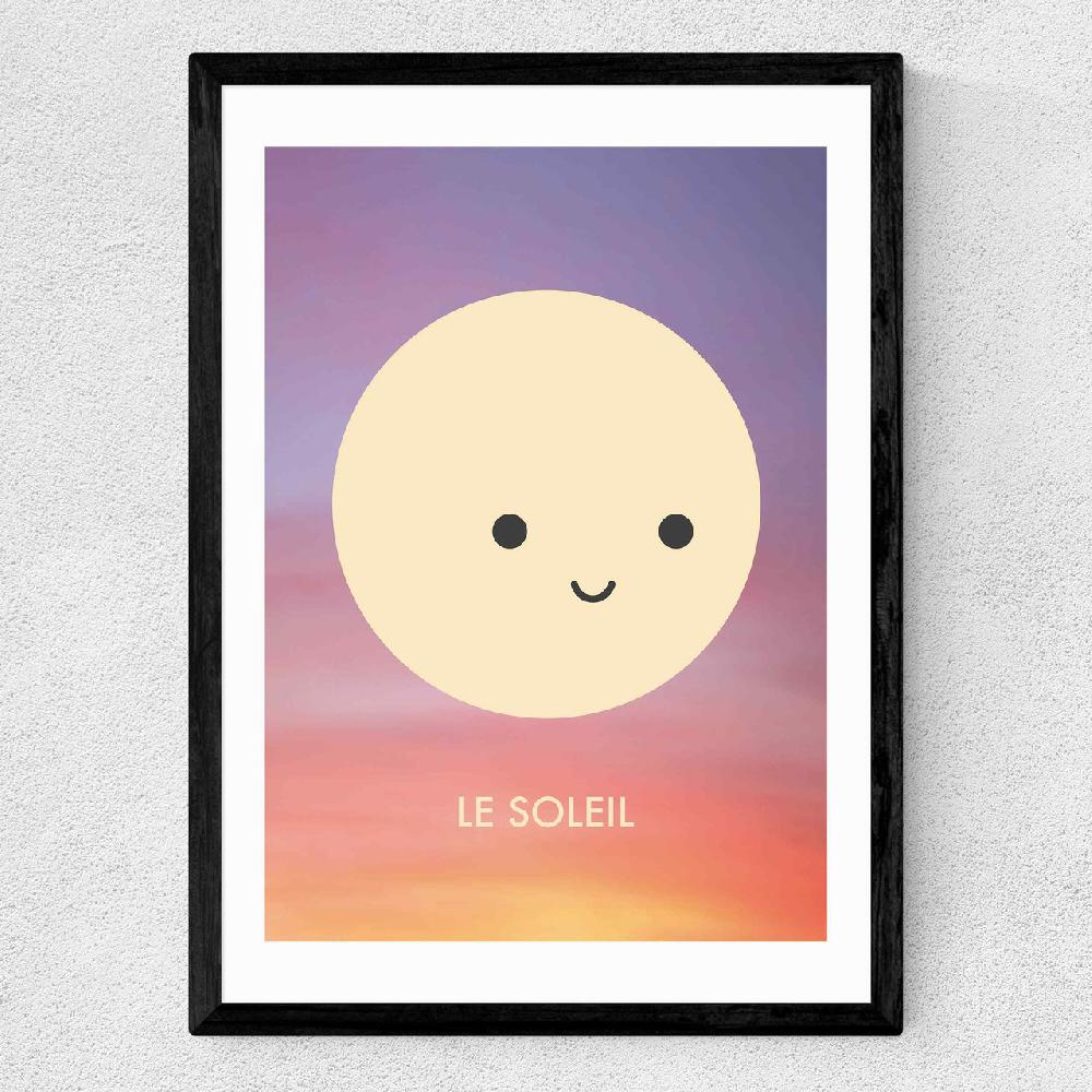 East End Prints Le Soleil By Dicky Bird