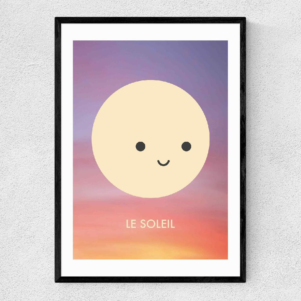east end prints Le Soleil by Dicky Bird