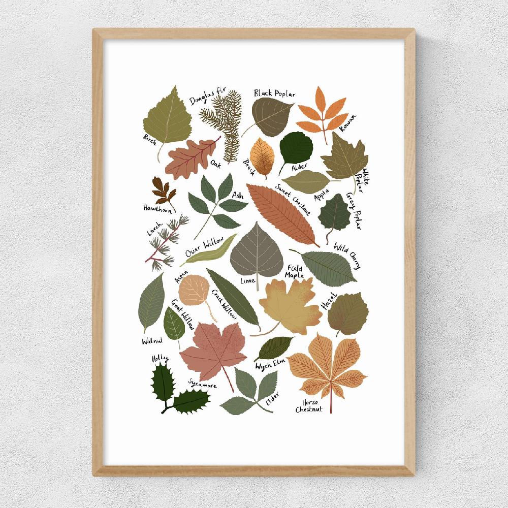 East End Prints Leaf Chart