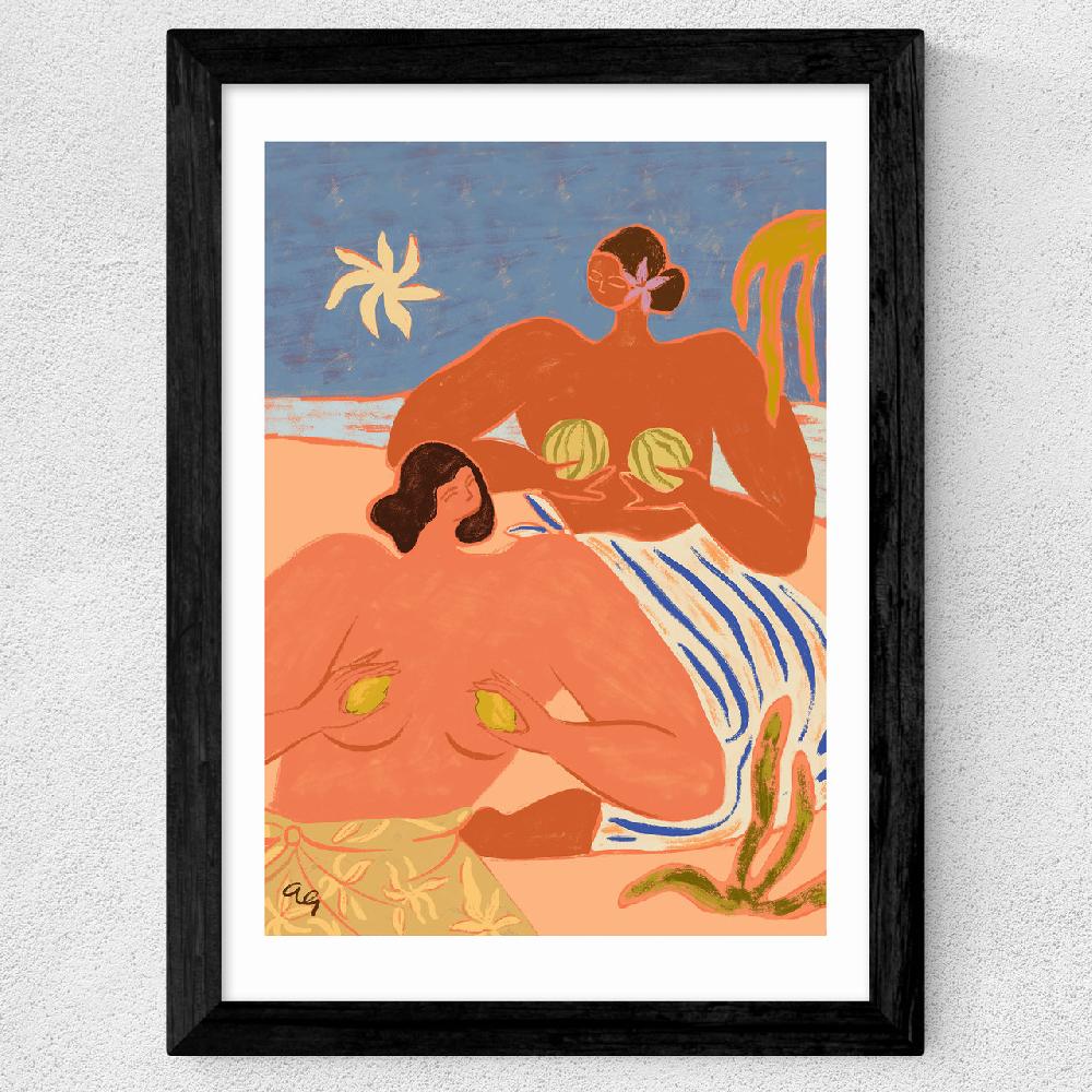 East End Prints Lemon And Melon