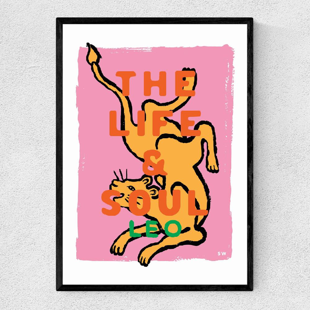 east end prints Leo - The Life and Soul
