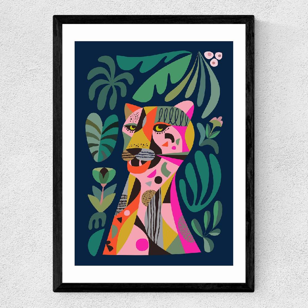 East End Prints Leopard By Rachel Lee