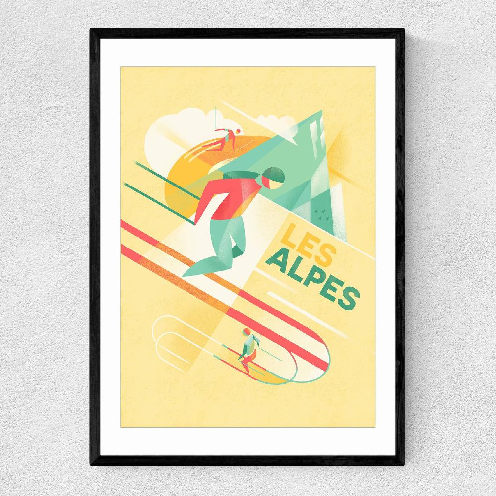 east end prints Les Alpes