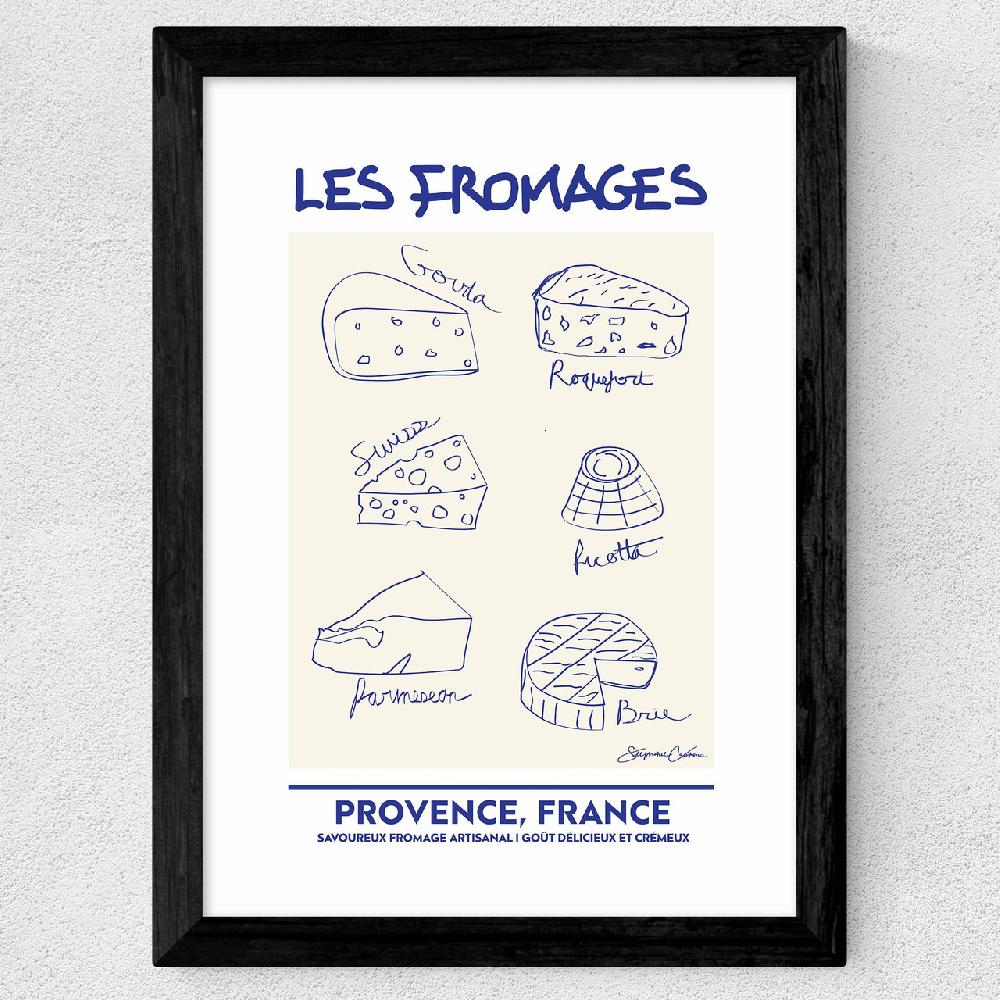 East End Prints Les Fromages