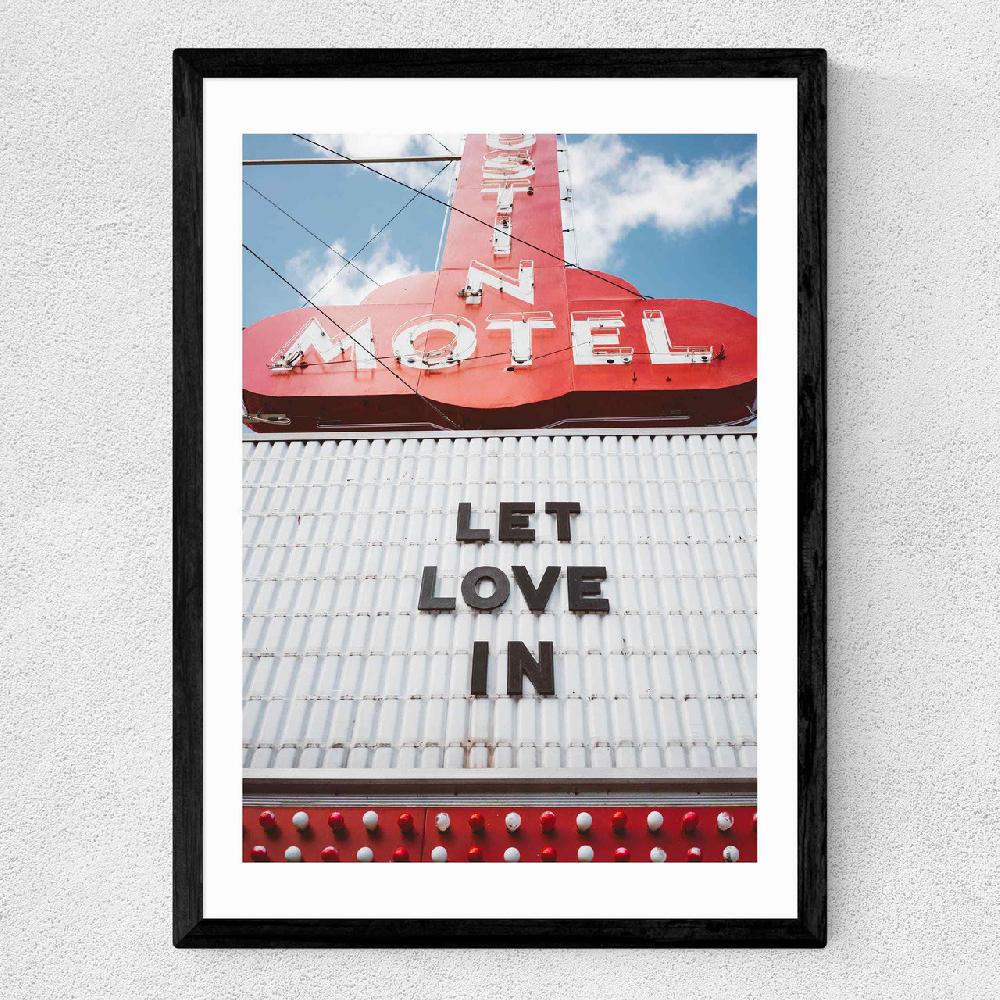 East End Prints Let Love In By Bethany Young