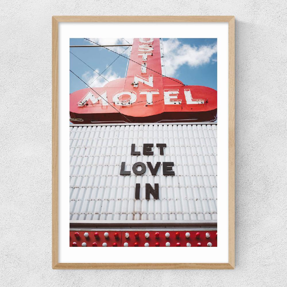 East End Prints Let Love In By Bethany Young