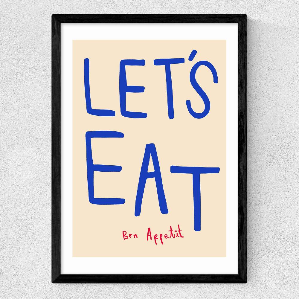 East End Prints Let's Eat