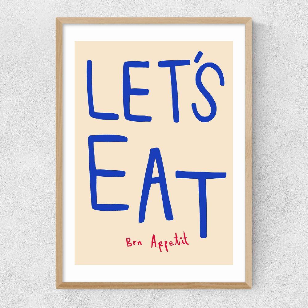 East End Prints Let's Eat