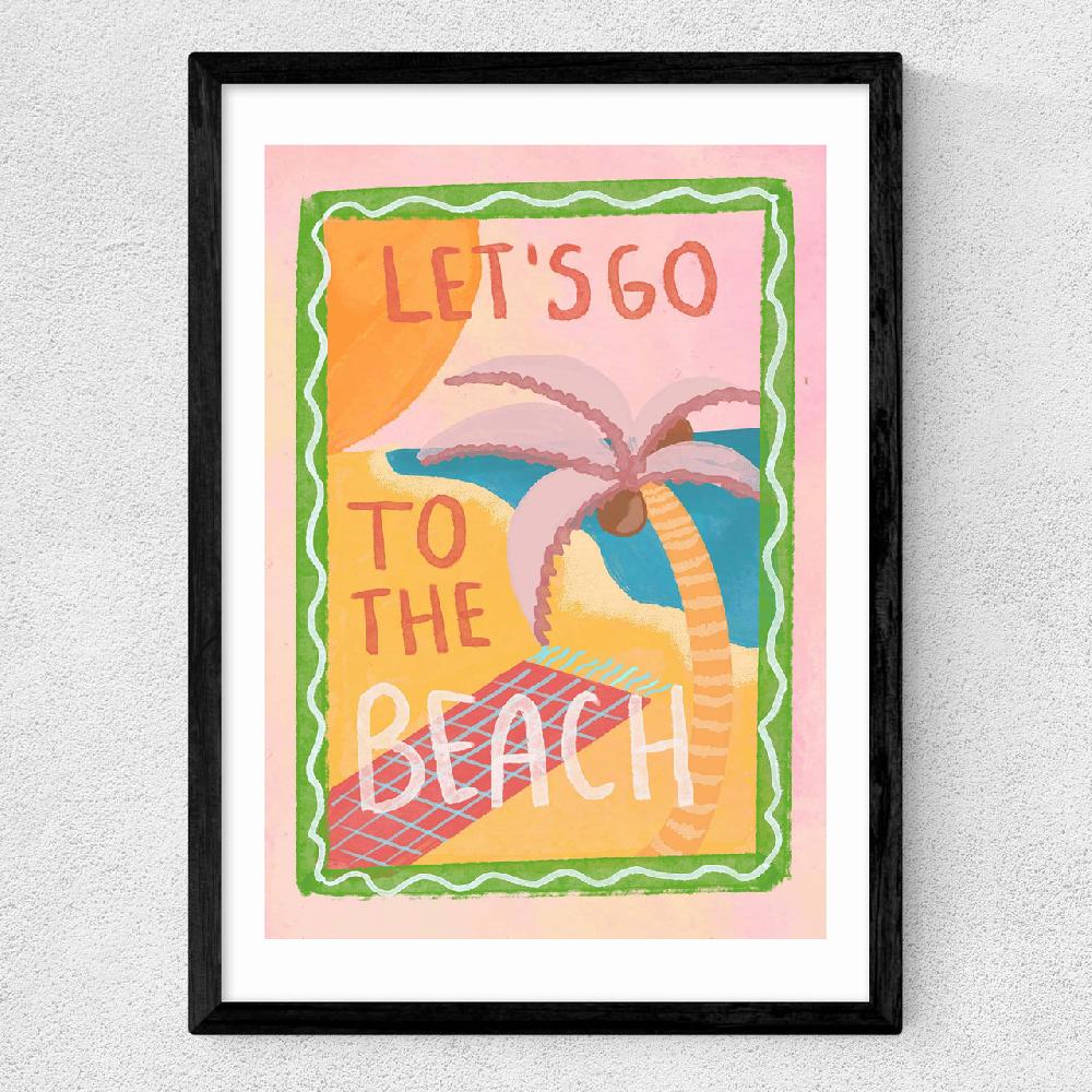 East End Prints Let's Go To The Beach