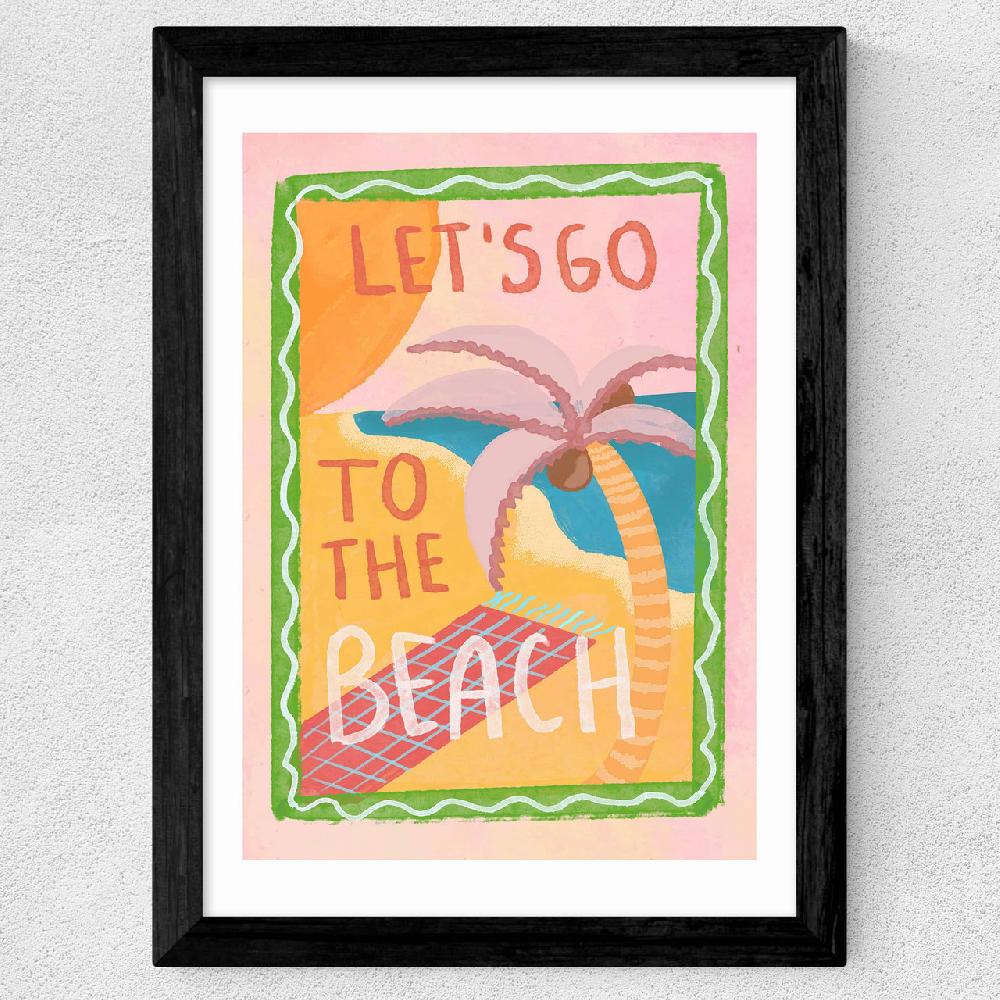 East End Prints Let's Go To The Beach