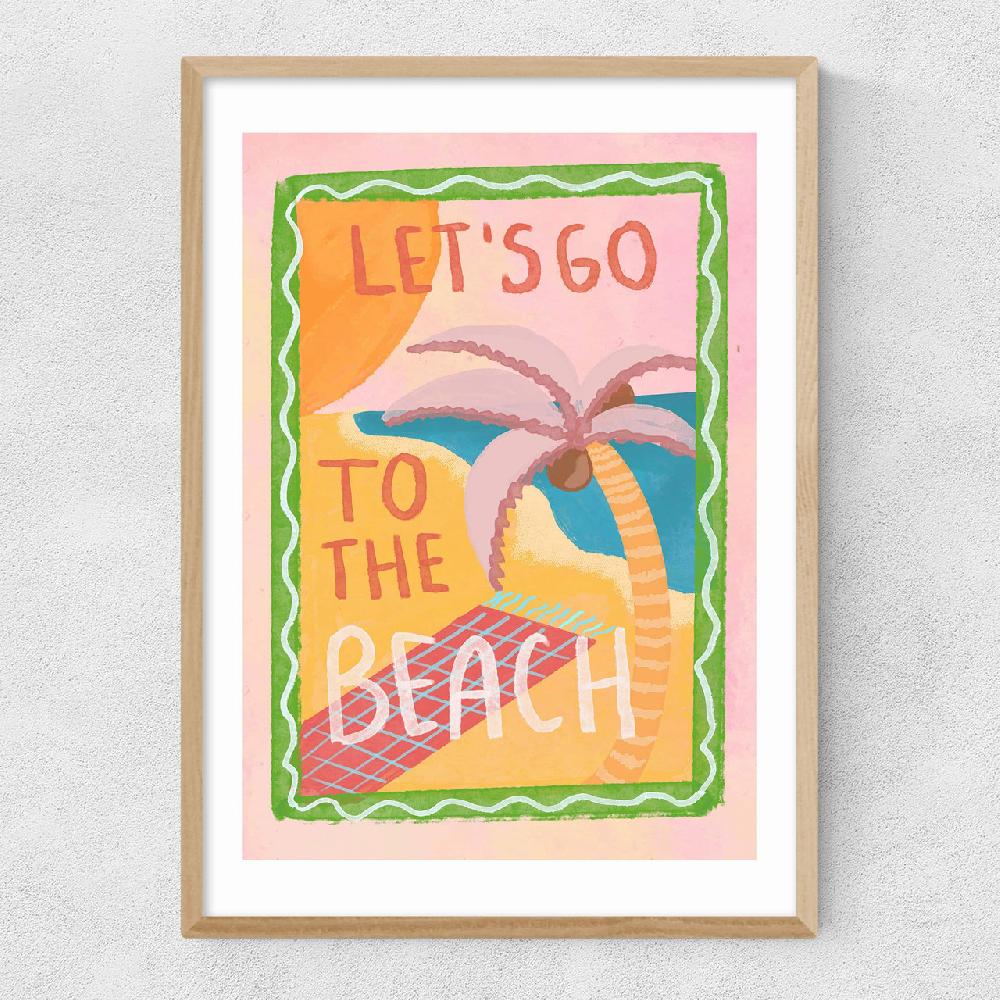 East End Prints Let's Go To The Beach