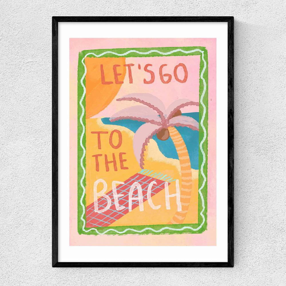 east end prints Let's Go To The Beach
