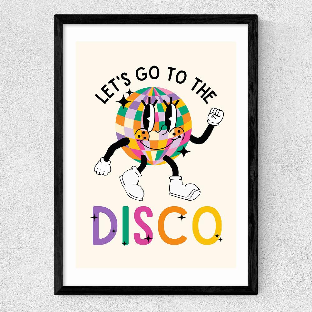 East End Prints Let's Go To The Disco