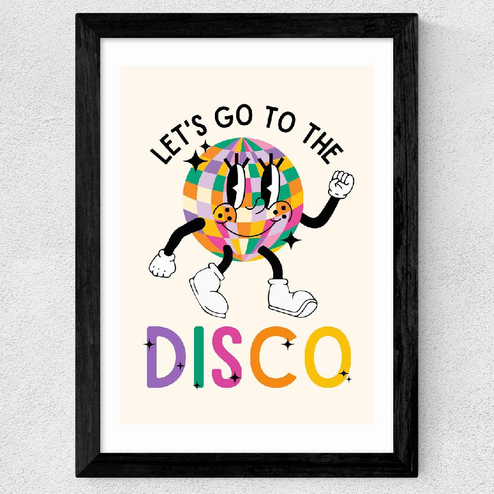 East End Prints Let's Go To The Disco