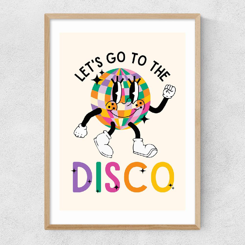 East End Prints Let's Go To The Disco