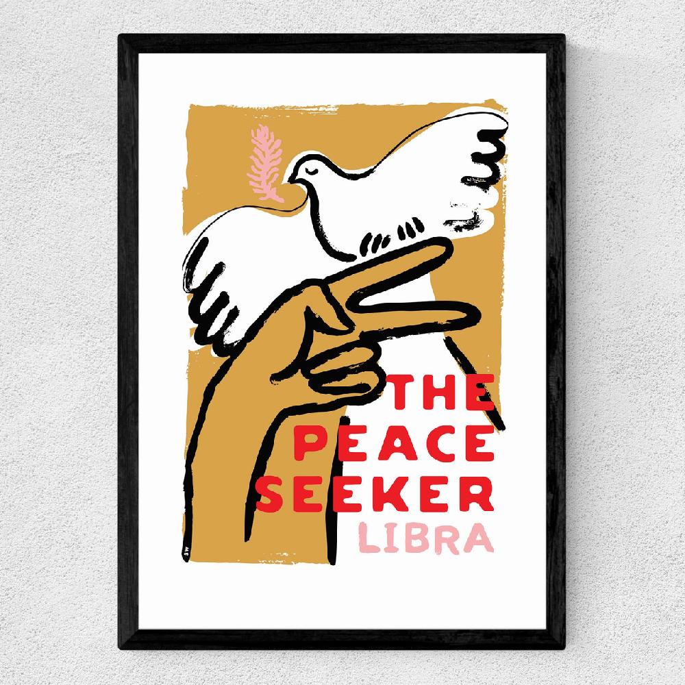 East End Prints Libra - The Peace Seeker