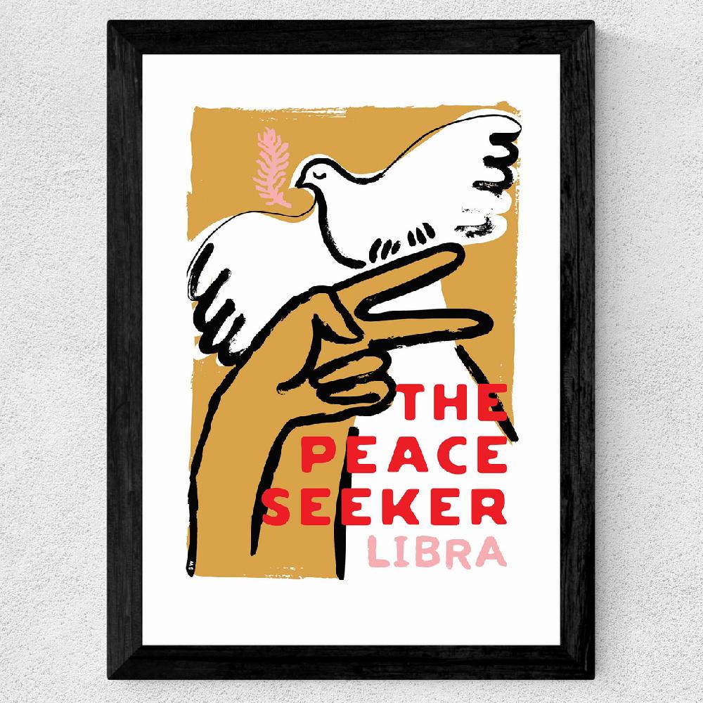 East End Prints Libra - The Peace Seeker