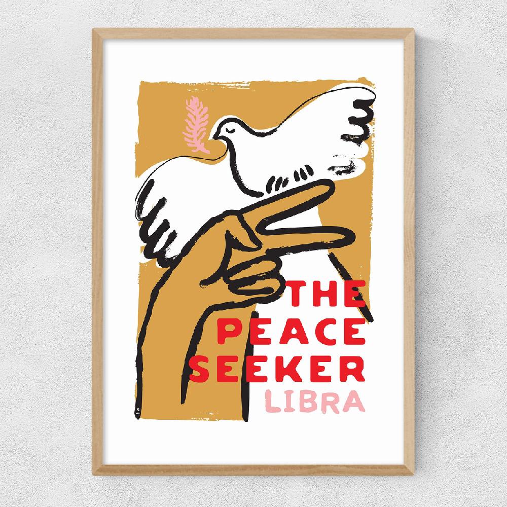 East End Prints Libra - The Peace Seeker