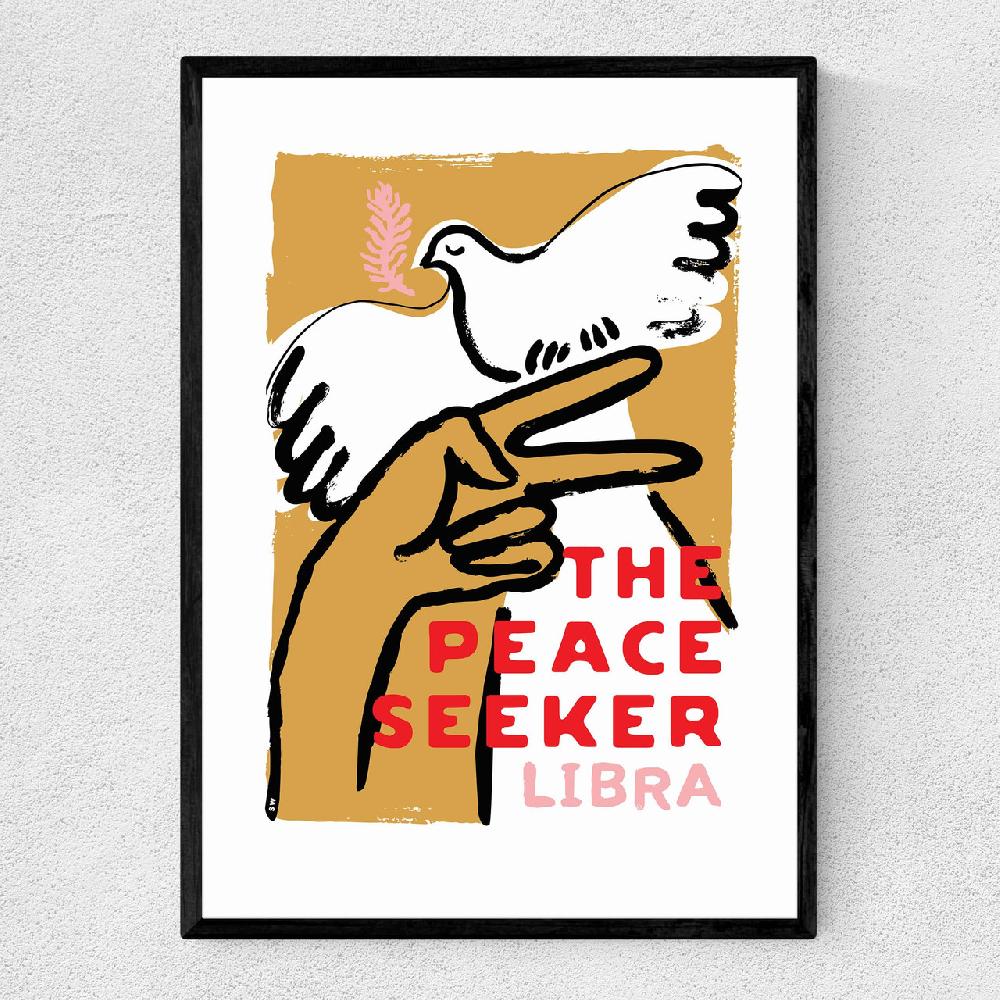 east end prints Libra - The Peace Seeker