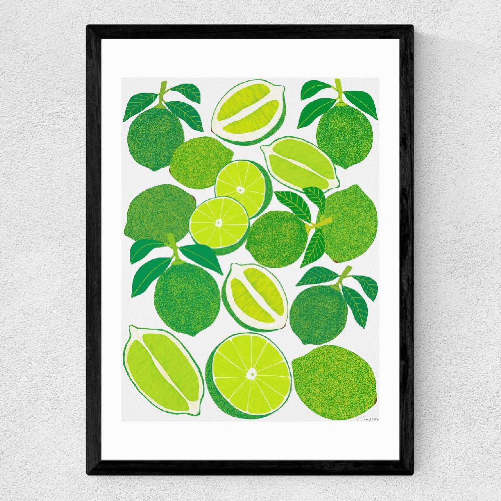 East End Prints Lime Harvest