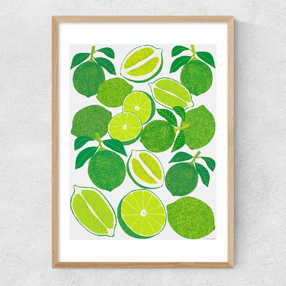 East End Prints Lime Harvest