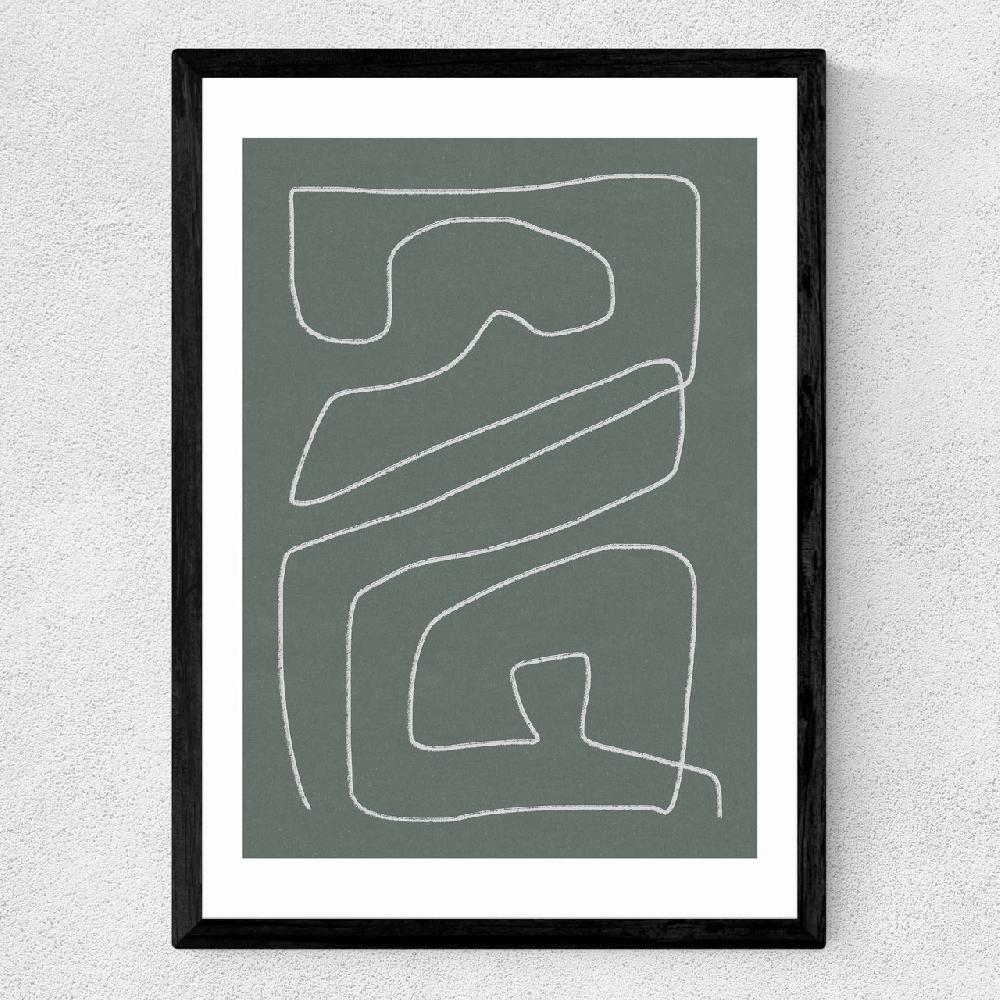 East End Prints Line Abstract I