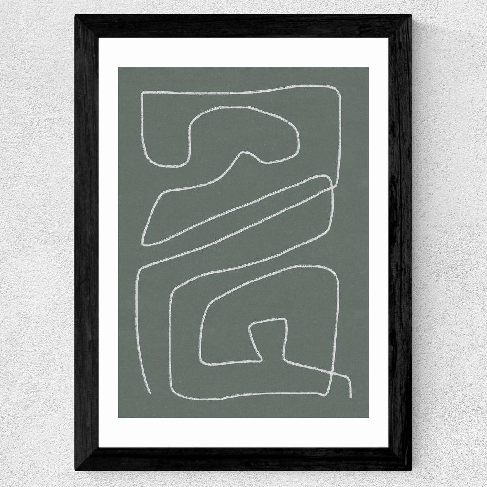 East End Prints Line Abstract I