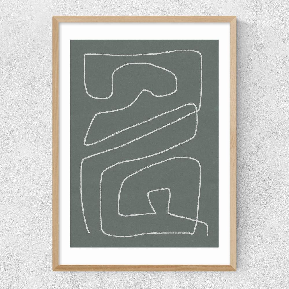 East End Prints Line Abstract I